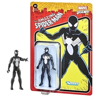Retro Symbiote Spiderman: Marvel Legends Action Figure