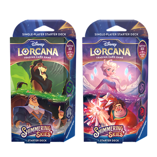Disney Lorcana Trading Card Game Shimmering Skies Starter Deck Assortment Trading Cards