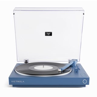 Victrola Automatic Blue Bluetooth Turntable