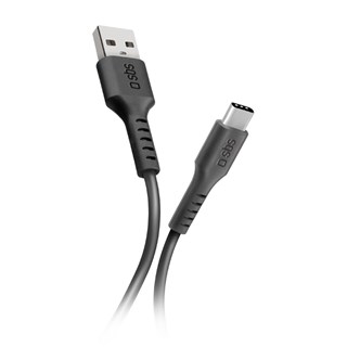 SBS Black USB-C Cable 1m