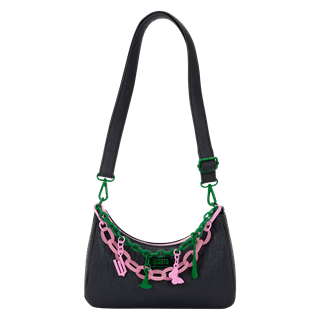 Wicked For Good Glinda and Elphaba Loungefly Crossbody Bag With Charms