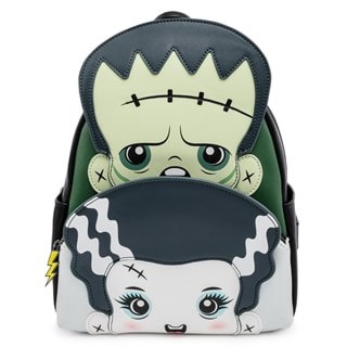 Universal Monsters Frankie And Bride Cosplay Mini Loungefly Backpack
