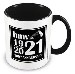 HMV 100th Anniversary Black Inner Mug