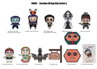Coraline Series 5 Bag Clips