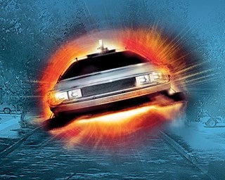 Delorean: Back To The Future Canvas Print
