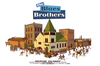 Blues Brothers George Bletsis 61cm x 91 cm Fine Art Poster