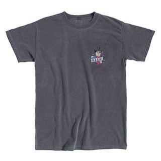 Labyrinth Should You Need Us Tattoo Scroll Charcoal Tee