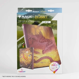 Smaug's Mox Amber Magic The Gathering The Hobbit Gamegenic 18 Pocket Zip Up Card Binder