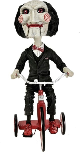 Billy The Puppet On Tricycle Saw NECA Head Knocker Figurine