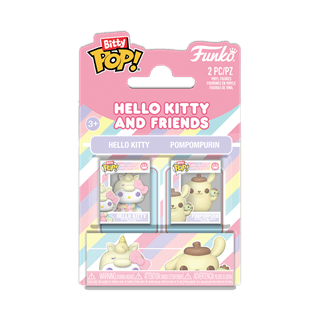 Hello Kitty & Pompompurin Sanrio Funko Pop Bitty 2 Pack