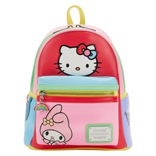 Sanrio Hello Kitty And Friends Colour Block Mini Loungefly Backpack