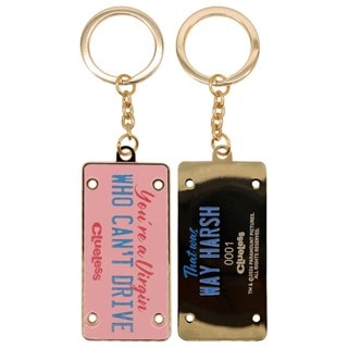 Clueless License Plate Limited Edition Keyring