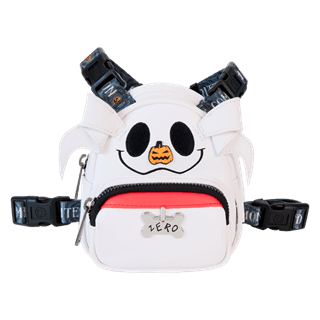 Zero Nightmare Before Christmas Glow in the Dark Loungefly Pets Dog Harness Mini Backpack