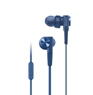 Sony MDR-XB55AP Blue Extra Bass Earphones W/Mic