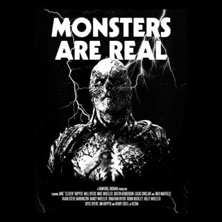 Monsters Are Real Stranger Things 5 30cm x 40cm Framed Print