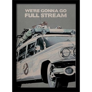 Ectomobile Ghostbusters Framed 30 x 40cm Print