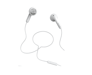 Defunc Earbud Go Talk White Earphones w/mic