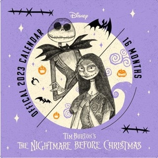 Nightmare Before Christmas hmv Exclusive 2023 Square Calendar