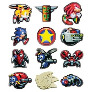 Sonic The Hedgehog Set Of 12 Mystery Pins