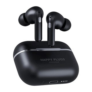 Happy Plugs Air 1 Zen Black True Wireless Bluetooth Earphones