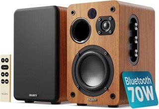 Majority D70X Walnut Bluetooth Bookshelf Speaker