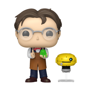 Professor Brainard With Weebo With Chance Of Chase 1833 Flubber Funko Pop Vinyl & Buddy