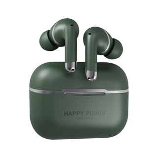 Happy Plugs Air 1 Green True Wireless Active Noise Cancelling Bluetooth Earphones