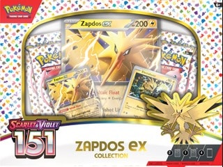 Pokémon TCG 151 Scarlet & Violet Zapdos Ex Collection Box Trading Cards