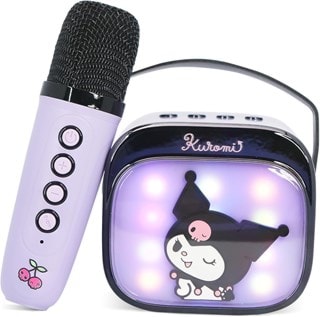 OTL Kuromi PopSing LED Light-Up Bluetooth Karaoke Speaker & Microphone