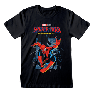 Spider-Man Brand New Day Photo Black Tee