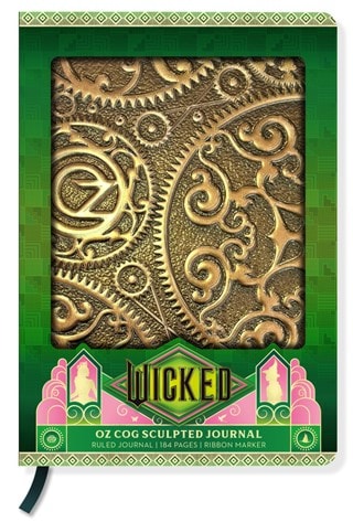 Wicked Oz Cogs Sculpted Journal