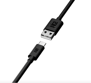 Juice  Black USB-C Rounded Cable 3m