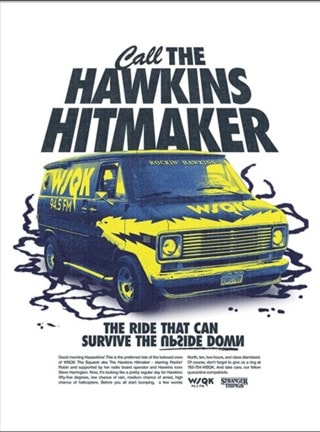 Call The Hawkins Hitmaker Stranger Things 5 30cm x 40cm Art Print