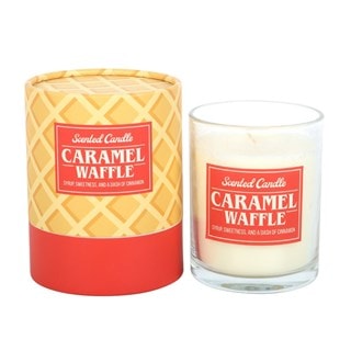 Caramel Waffle Scented Glass Candle