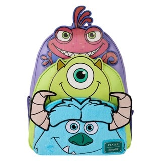 Mike Sulley And Randall Monsters Inc Loungefly Triple Pocket Mini Backpack