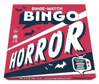 Horror Binge-Watch Bingo Board Game