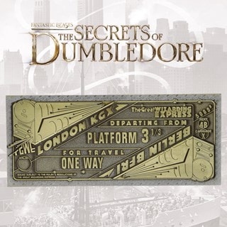 Great Wizarding Express Limited Edition Fantastic Beasts Train Ticket