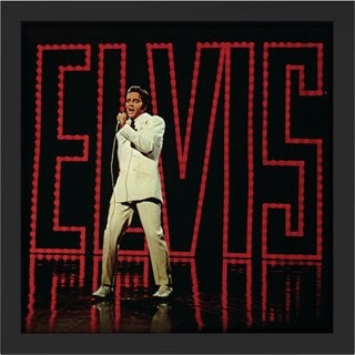 Elvis Presley Live Framed Album Cover Print
