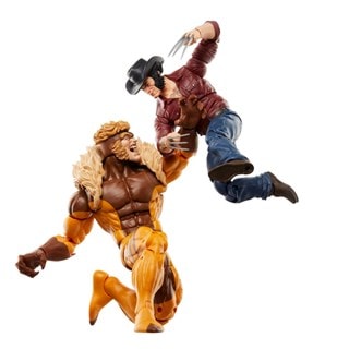 Logan Vs Sabretooth 50th Anniversary Marvel Legends Action Figure: 2 Pack