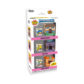 Springfield The Simpsons Funko Bitty Pop Town 3 Pack