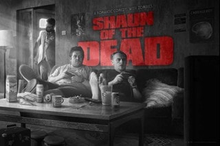 Shaun Of The Dead Foil Variant Kevin Wilson 60cm x 90cm Fine Art Print