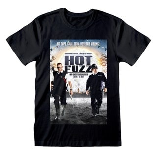 Hot Fuzz Poster Black Tee