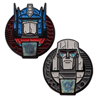 Twin Transformers 40th Anniversary Set Of Pin Badges