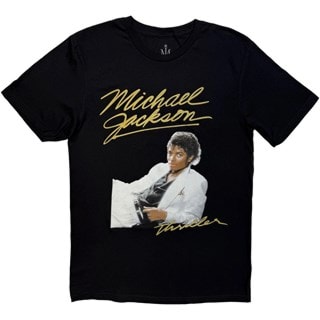 Michael Jackson Thriller White Suit Black Tee
