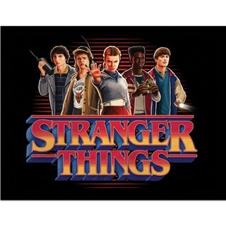 Friends Stranger Things 5 30cm x 40cm Framed Print