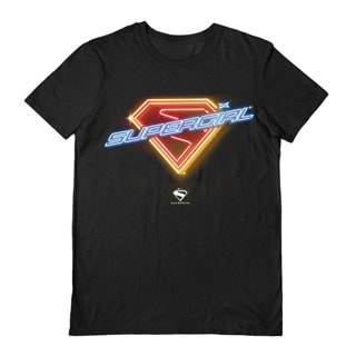 Supergirl Neon Logo hmv Exclusive Black Tee