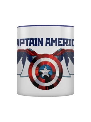 Captain America Shield Coloured Inner Mug