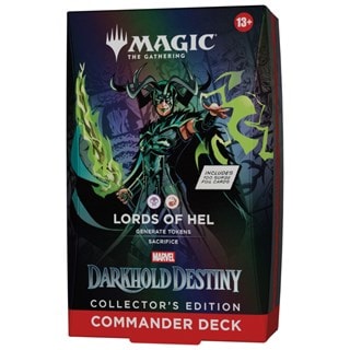 Marvel Darkhold Destiny Lords Of Hel Collector's Commander Deck Magic The Gathering Trading Cards