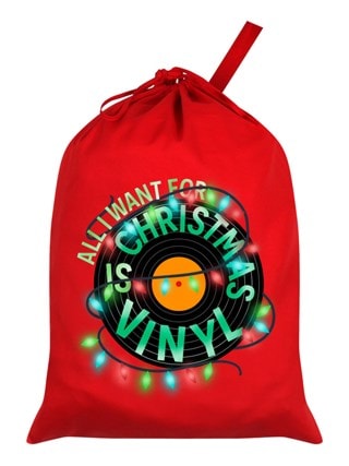 All I Want For Christmas Is Vinyl Red (hmv Exclusive) Grindstore Originals Santa Sack