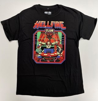 Hellfire Club Stranger Things & Steven Rhodes hmv Exclusive Black Tee